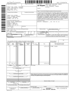 Air Waybill