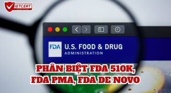 PHÂN BIỆT FDA 510K, FDA PMA, FDA DE NOVO
