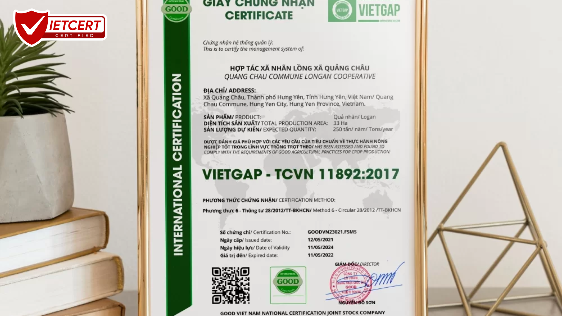 Chứng nhận Global Gap Chứng nhận Global Gap