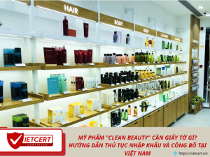 Mỹ phẩm "Clean Beauty" cần giấy tờ gì? Hướng dẫn thủ tục nhập khẩu và công bố tại Việt Nam