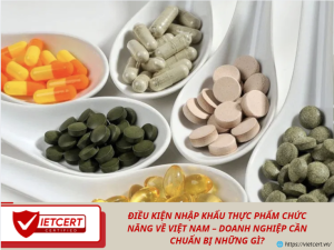 Điều kiện nhập khẩu thực phẩm chức năng về Việt Nam – Doanh nghiệp cần chuẩn bị những gì?