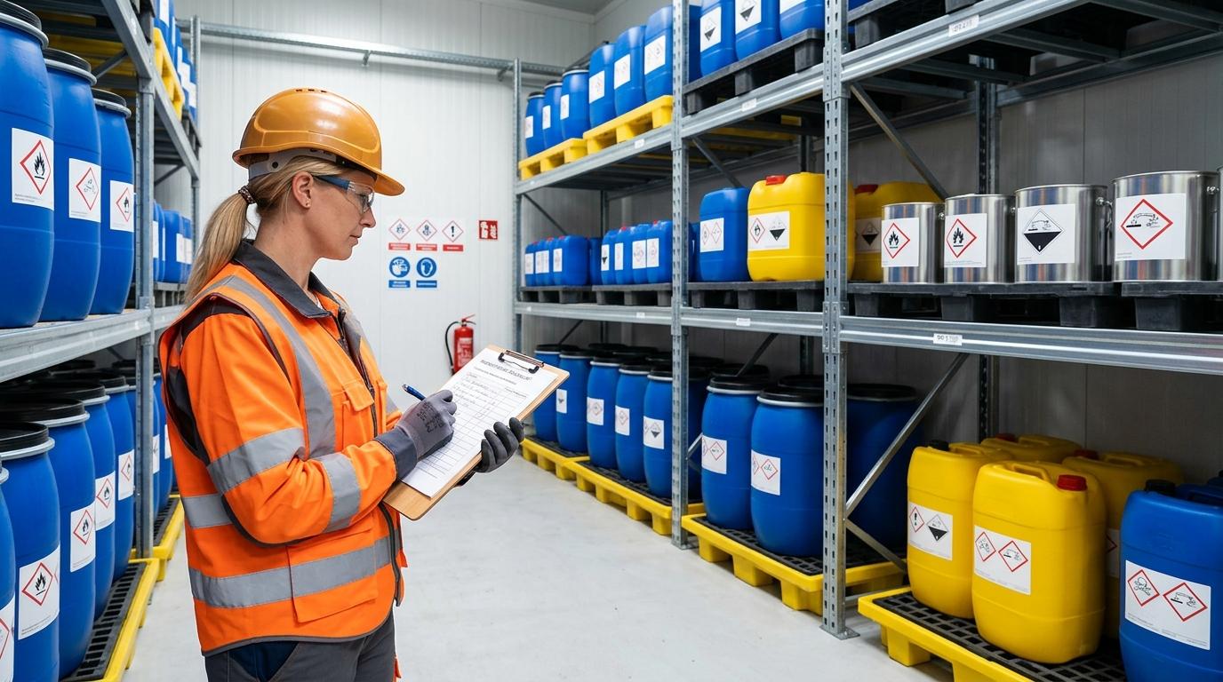 Cách đọc MSDS để xác định mức độ nguy hiểm và điều kiện bảo quản hóa chất trong kho